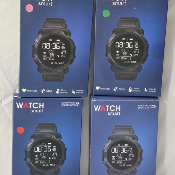 Green Wrist Smart Sport Watch FD68 Y56 Heart Rate Monitor Blood Pressure - Picture 2 of 6